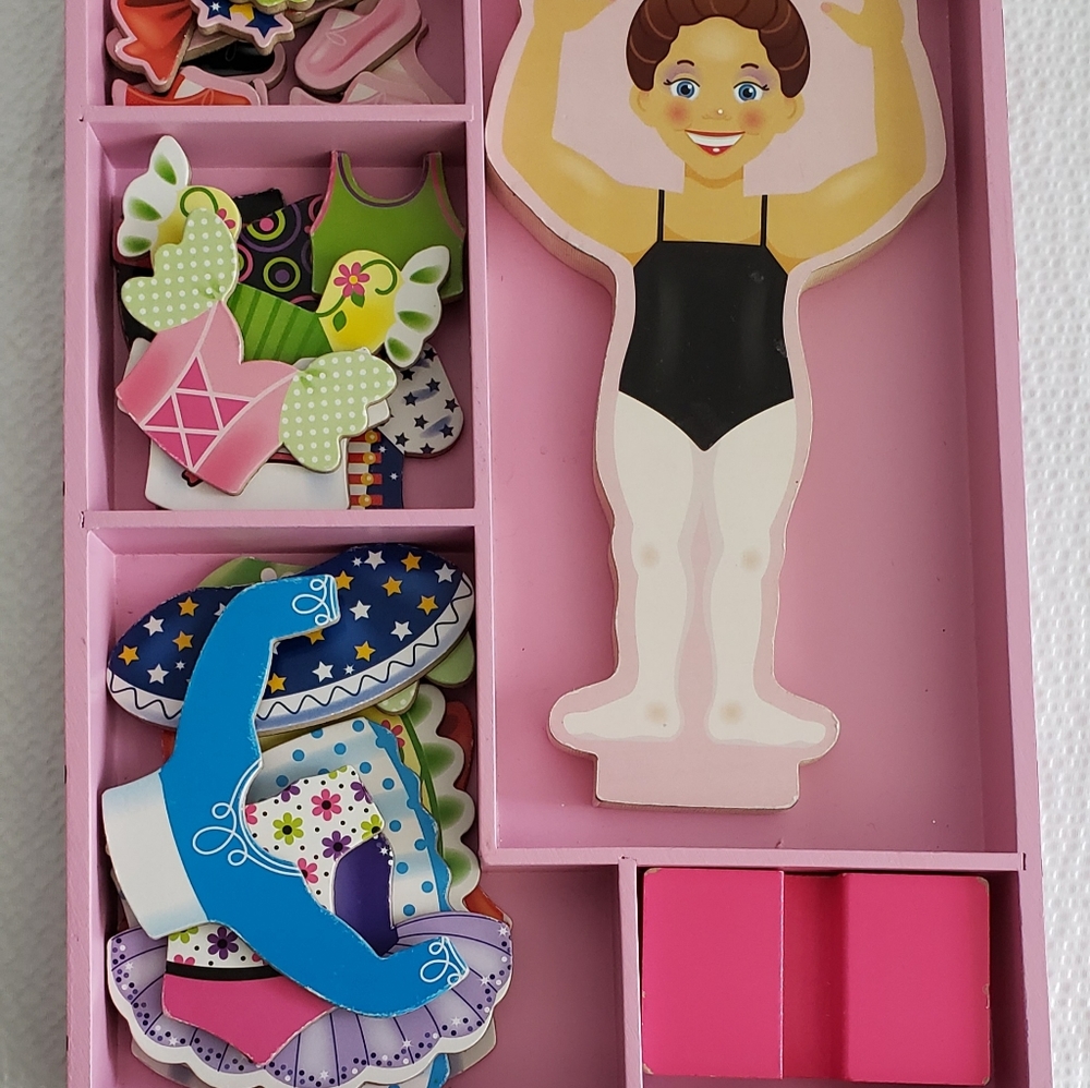 Nina Ballerina Magnetic Dress-Up Doll